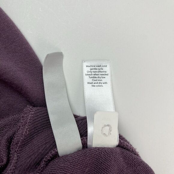 Athleta Nirvana Wear Two Ways Wrap Cardigan Petite MP Open Front Purple Yoga Gym - Picture 11 of 12